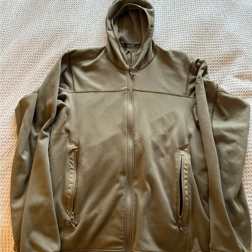 Arc’teryx Green Full-Zip Hoodie
